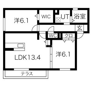 ウェルフォートの間取り図