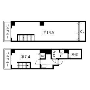 ブリエ五条大宮の間取り図