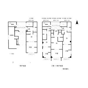メント玉川の間取り図