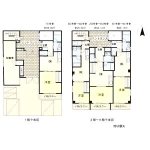 メント玉川の間取り図