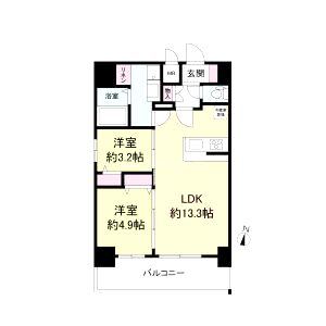リヴェント福島野田の間取り図