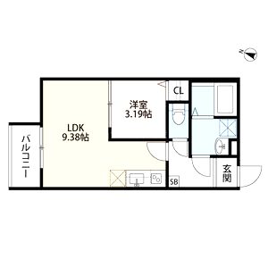 プランドール大和田(プランドールオオワダ)の間取り図