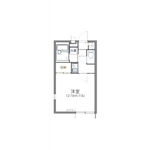 レオパレスエンブレムの間取り図