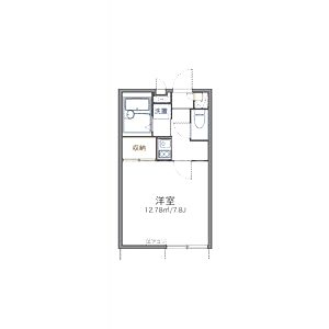 レオパレスエンブレムの間取り図