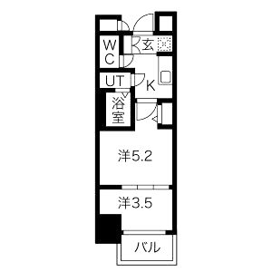 MJC大阪リベルテの間取り図