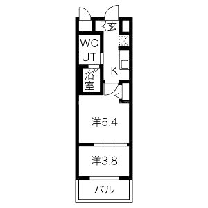 MJC大阪リベルテの間取り図