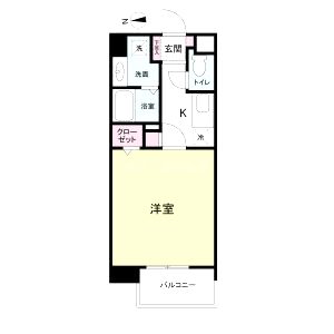 パークフラッツ緑地公園の間取り図