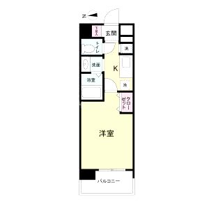 パークフラッツ緑地公園の間取り図