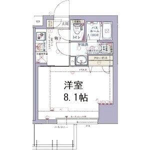 プランドール福島レジデンスの間取り図