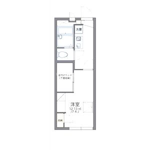 レオパレスラ ホヤの間取り図