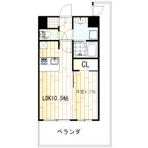 オリエンテム宿院南の間取り図