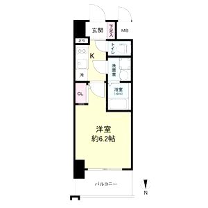 リヴェント福島の間取り図