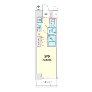 LEGESTA大阪レジデンスの間取り図