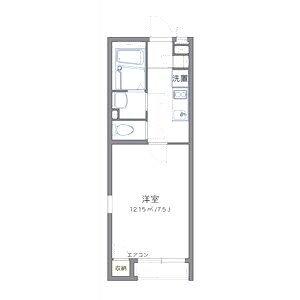 クレイノ楠谷23の間取り図