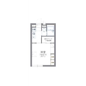 レオパレスDeerFieldIIの間取り図