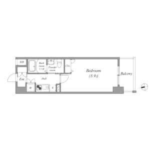 レジデンス京橋スクエアの間取り図