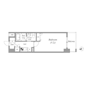 レジデンス京橋スクエアの間取り図