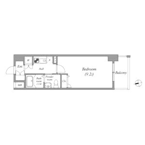 レジデンス京橋スクエアの間取り図