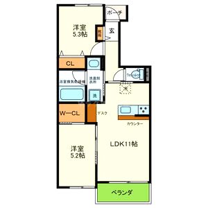 アトレ・ヒロの間取り図