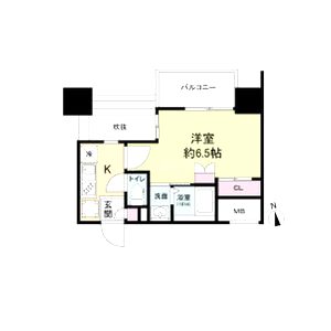 セレニテ難波グランデシュッドの間取り図