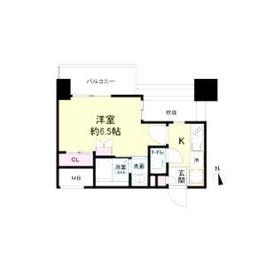セレニテ難波グランデシュッドの間取り図