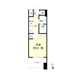 セレニテ難波グランデシュッドの間取り図