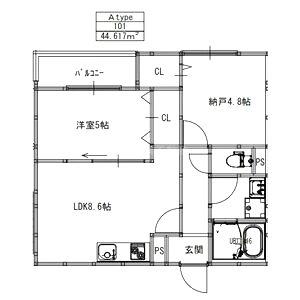 EIJU蒲生4丁目(イタンジ最新)の間取り図