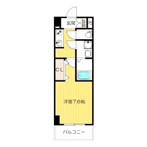 グレータ美章園の間取り図