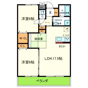 レクエルド藤の間取り図