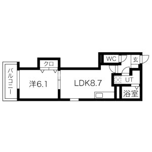 メゾン ルノアール 部屋の間取り図