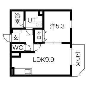 メゾン ルノアール 部屋の間取り図