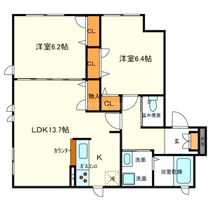 シャーメゾンNEO甲子園口の間取り図