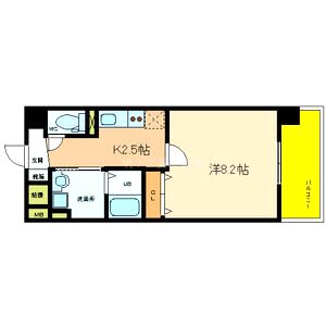 プライム西洞院の間取り図