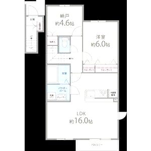 パストラーレシャルムの間取り図