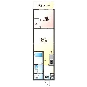 ALEGRIA逆瀬川の間取り図