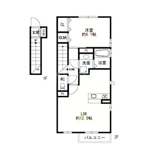 D-room曾和の間取り図
