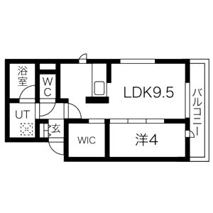 Courgeの間取り図