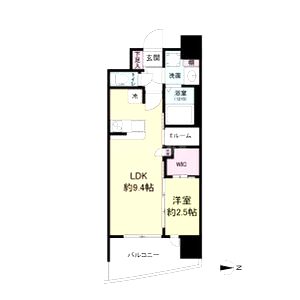 セレニテ難波リアンの間取り図