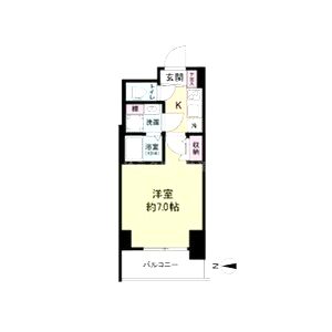 セレニテ難波リアンの間取り図