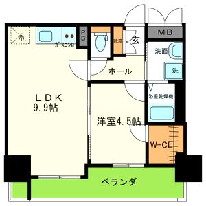 オルゴグラート森ノ宮南館の間取り図