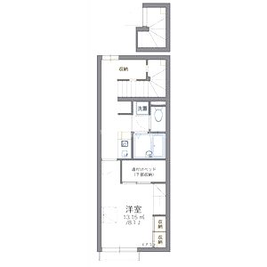 レオパレス天が岡の間取り図