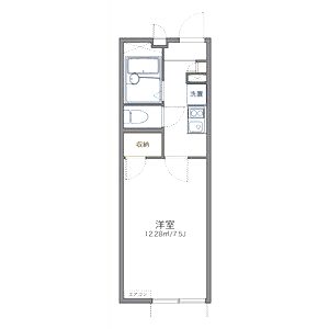 レオパレス山科御陵の間取り図