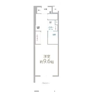 ヘスティア神戸の間取り図