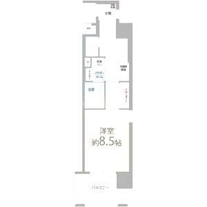 ヘスティア神戸の間取り図