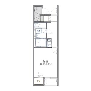 レオネクストあじさい下井沢の間取り図