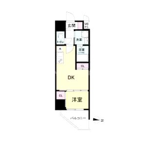 セレニテ神戸ミラクシュッドの間取り図
