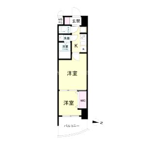 セレニテ神戸ミラクシュッドの間取り図