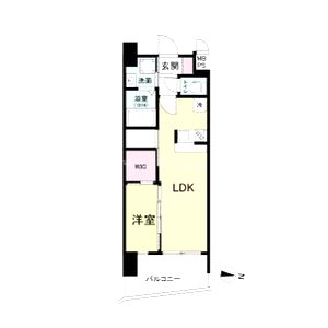 セレニテ神戸ミラクシュッドの間取り図