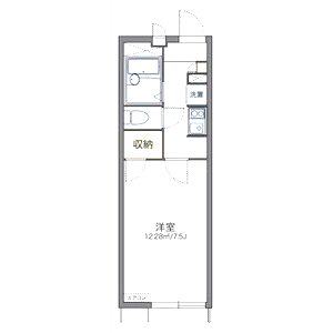 レオパレスコスモハウスの間取り図