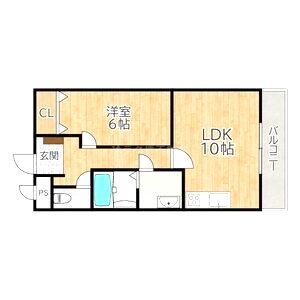 グランコスモ交野の間取り図